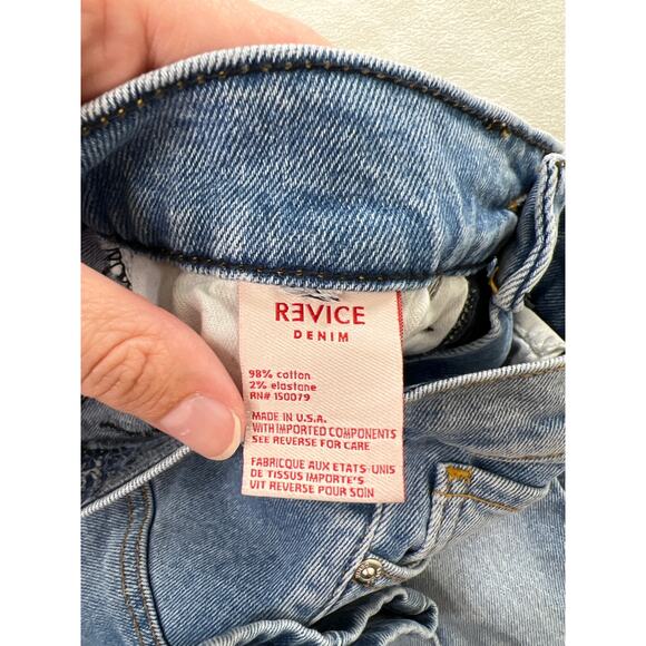 Revice Womens Venus Crop High Waist Star Butt Denim Skinny Leg Jeans Size 24 - Picture 5 of 7